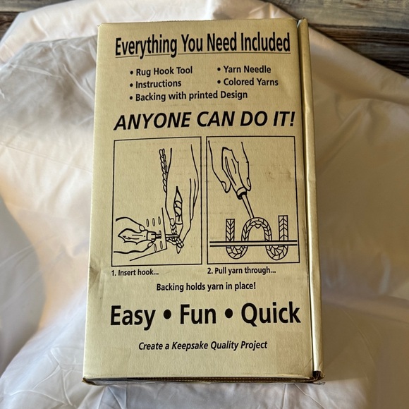 NASCAR Rug Hook Kit with Bold Black and Red Number 3 - Picture 7 of 7